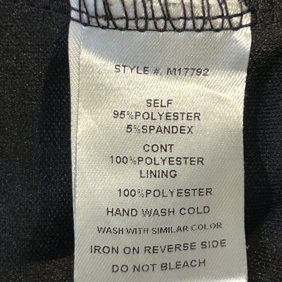 Soieblu Women’s Maxi Black Lace Bodice V-Neck/Back Evening Gown Dress Size-M GUC - Picture 9 of 12